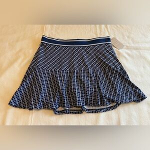 Peter Millar Skort, NWT, navy & white print
